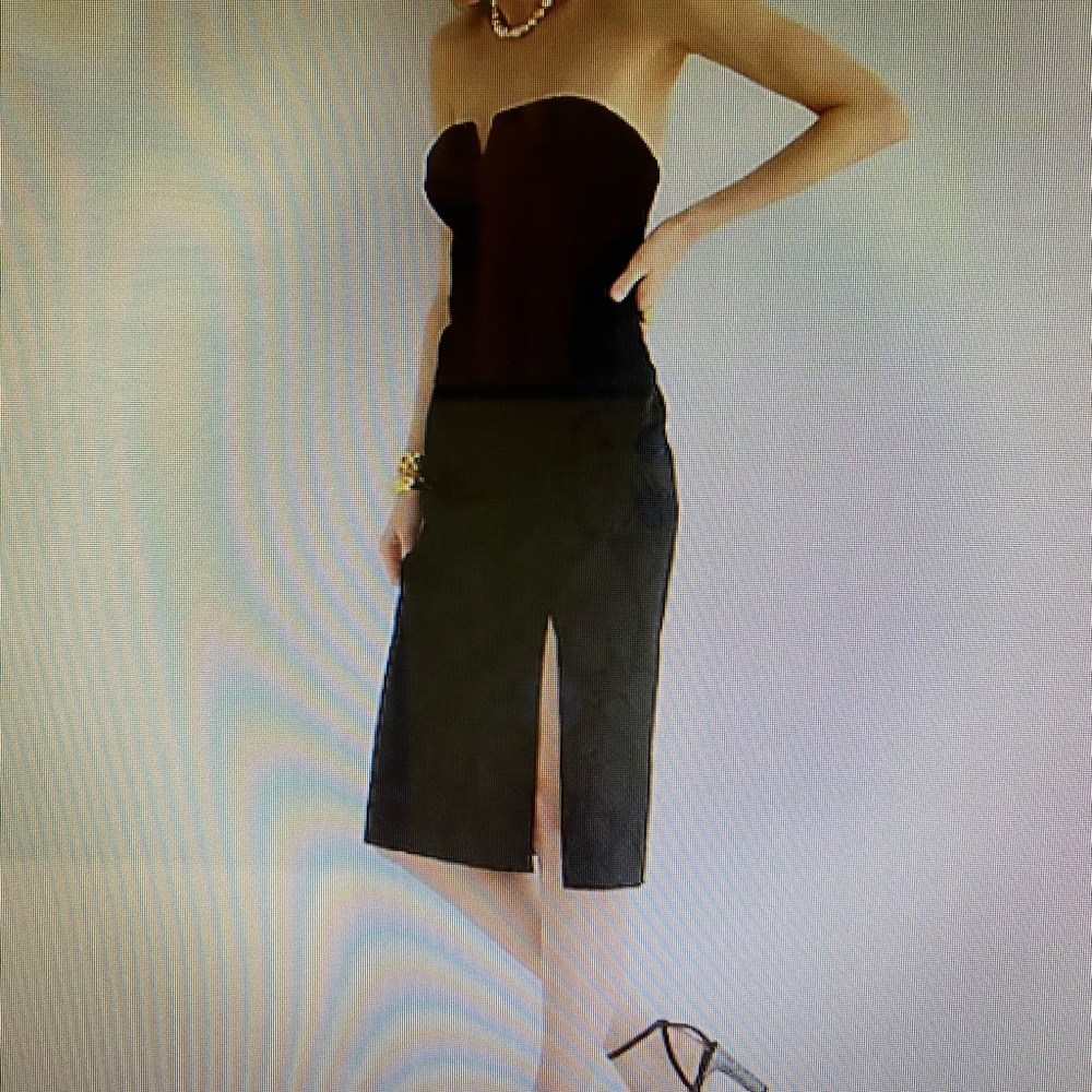 J Crew collection black dress
